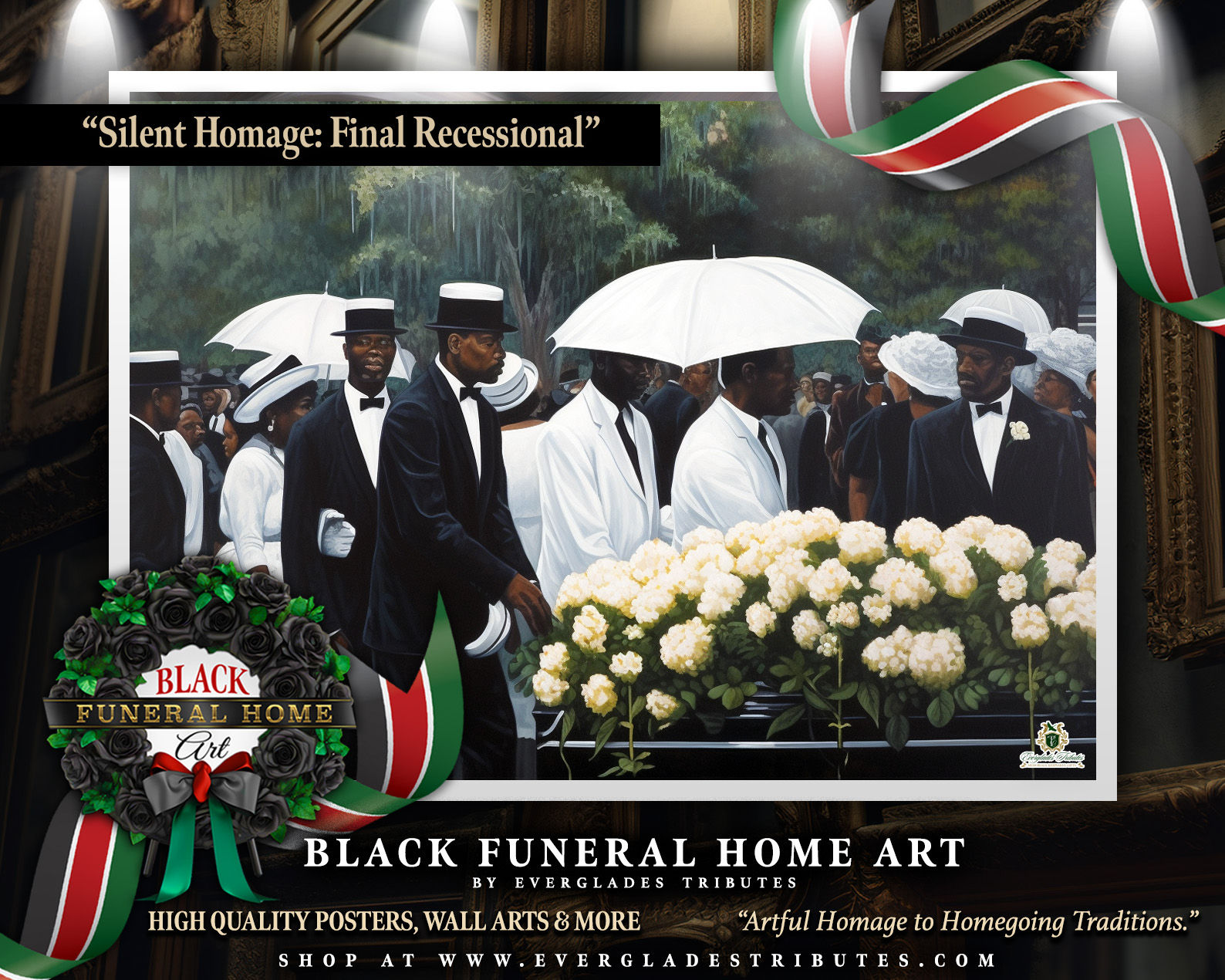 Silent Homage - Paint Effect Print Landscape