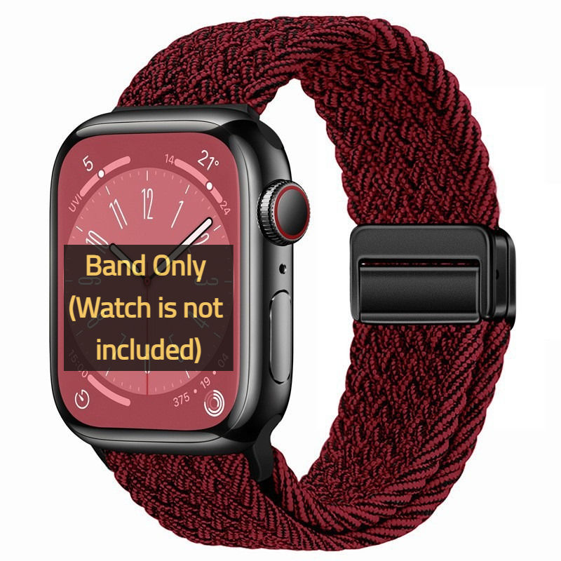 Thumbnail: WBNB5006 - Nylon Braided Magnetic Buckle Smart Watch Band