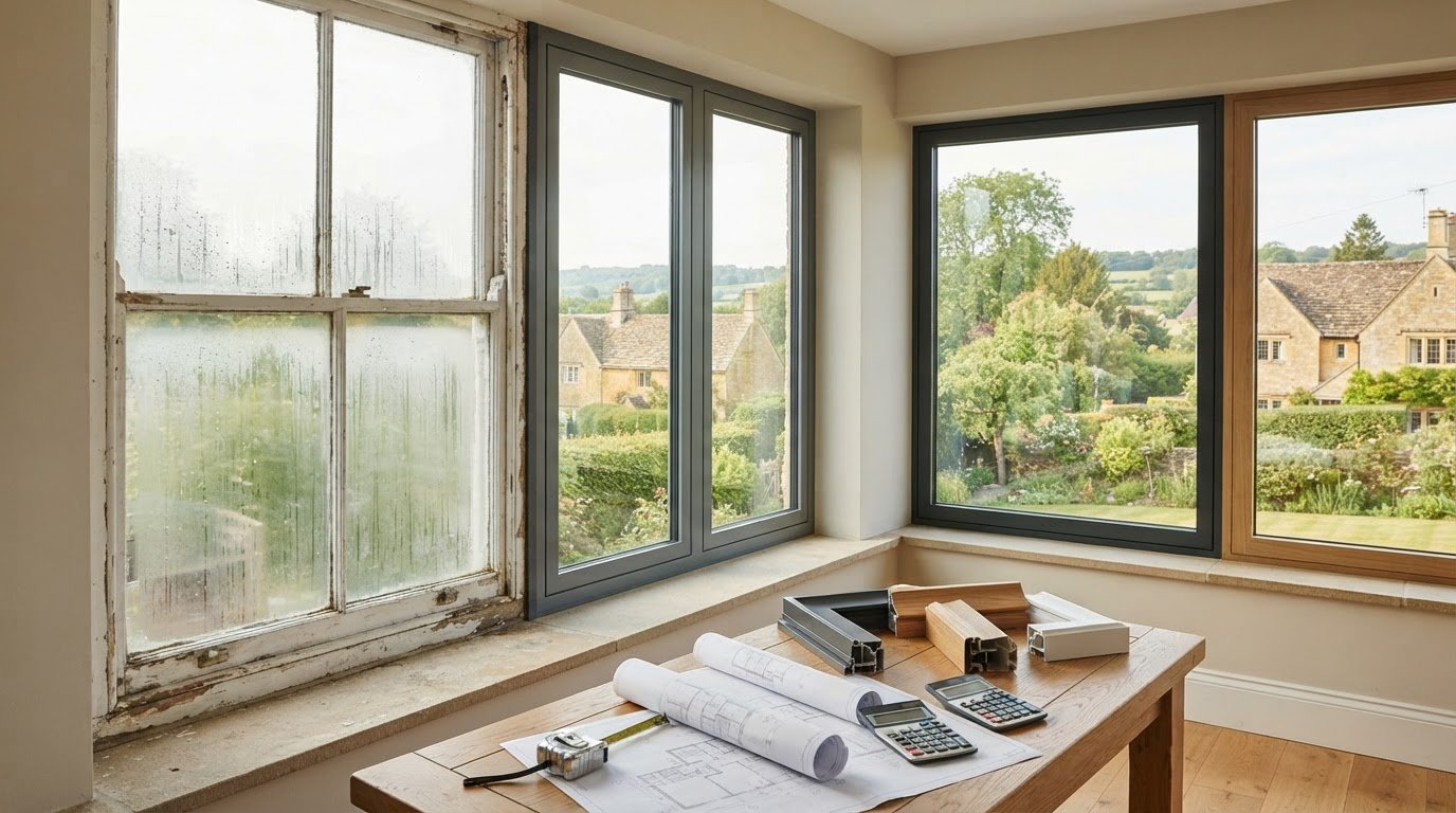 Window replacement costs, quotes and materials in Worcester