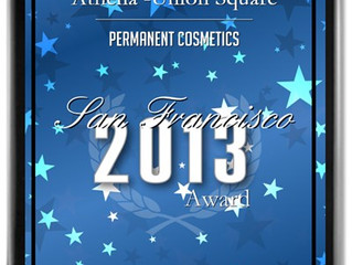 PRESS: Athena Receives 2013 San Francisco Award for Permanent Cosmetics