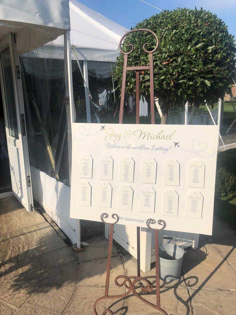 Thumbnail: Table Plans and Large Signage