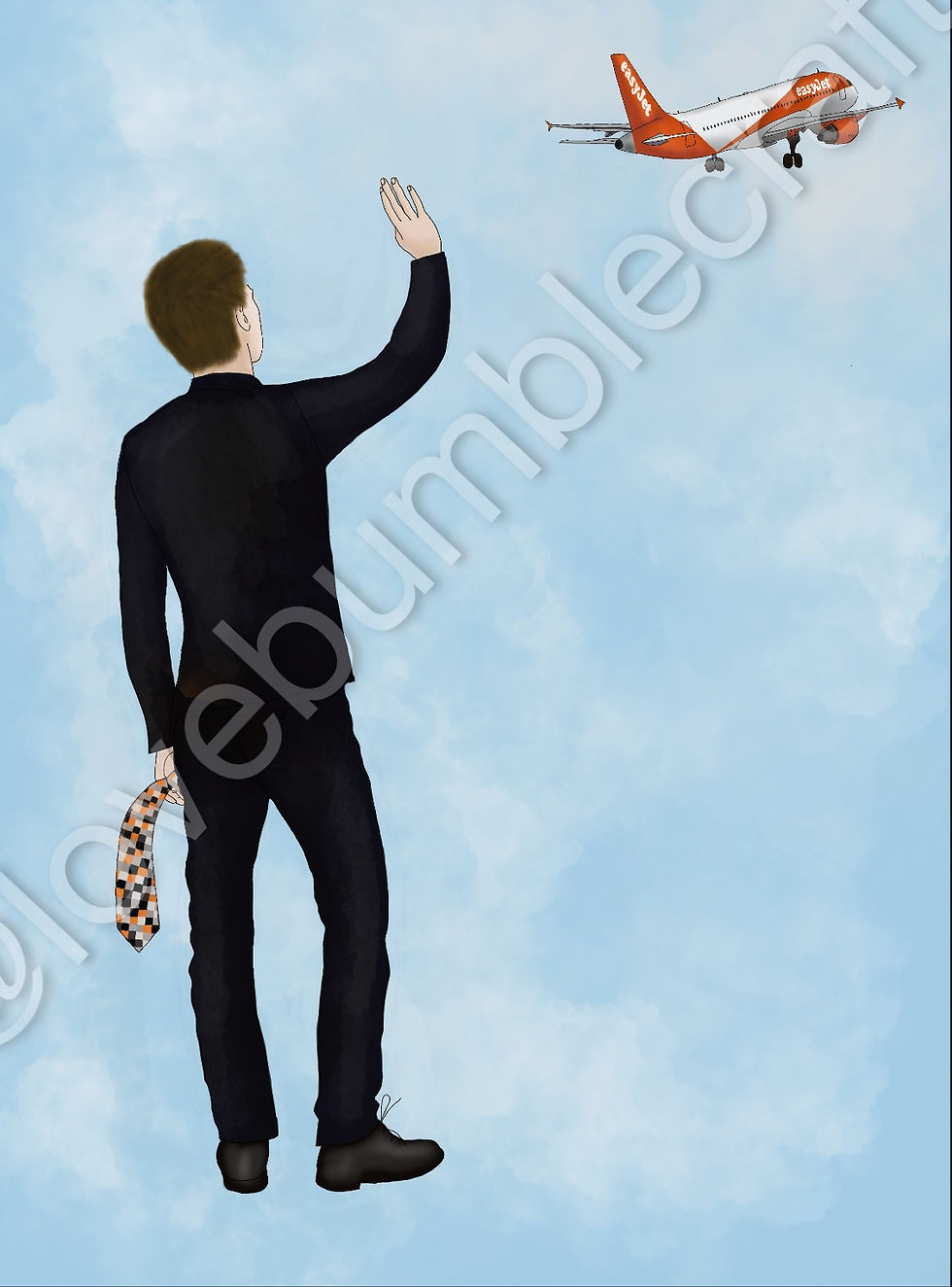 Thumbnail: Male Personalised  Airline Picture