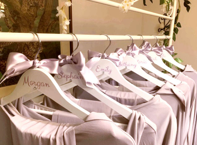 Thumbnail: Personalised Adult Wedding Hangers