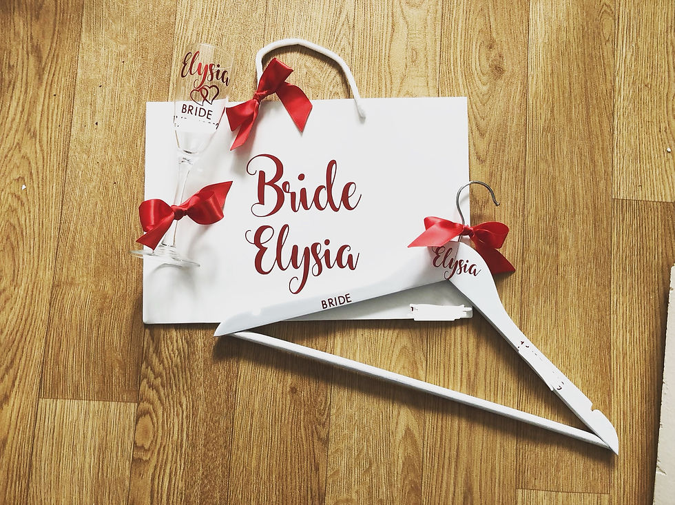 Thumbnail: Personalised White Gloss Gift Bag