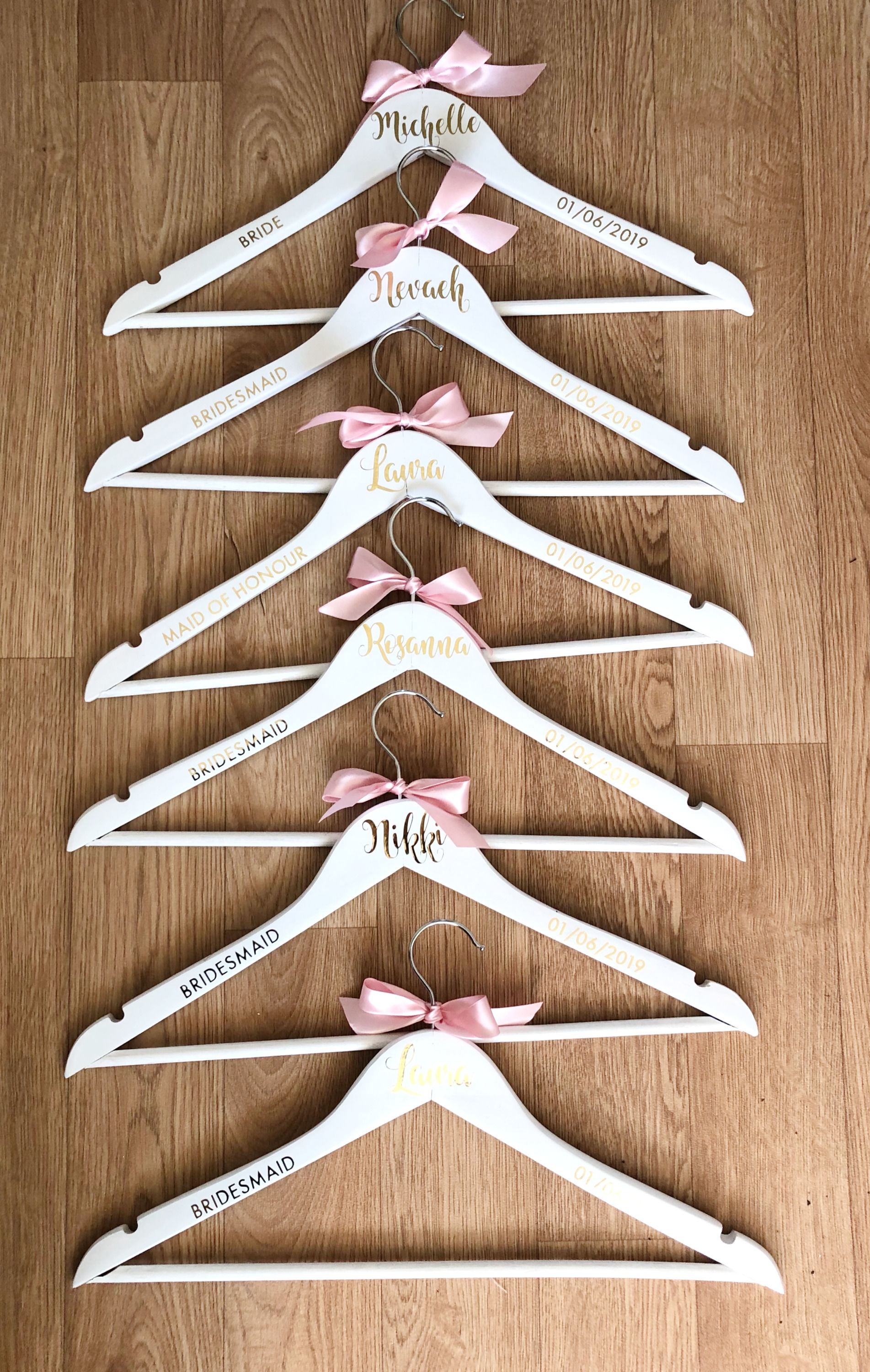 Personalised Adult Wedding Hangers