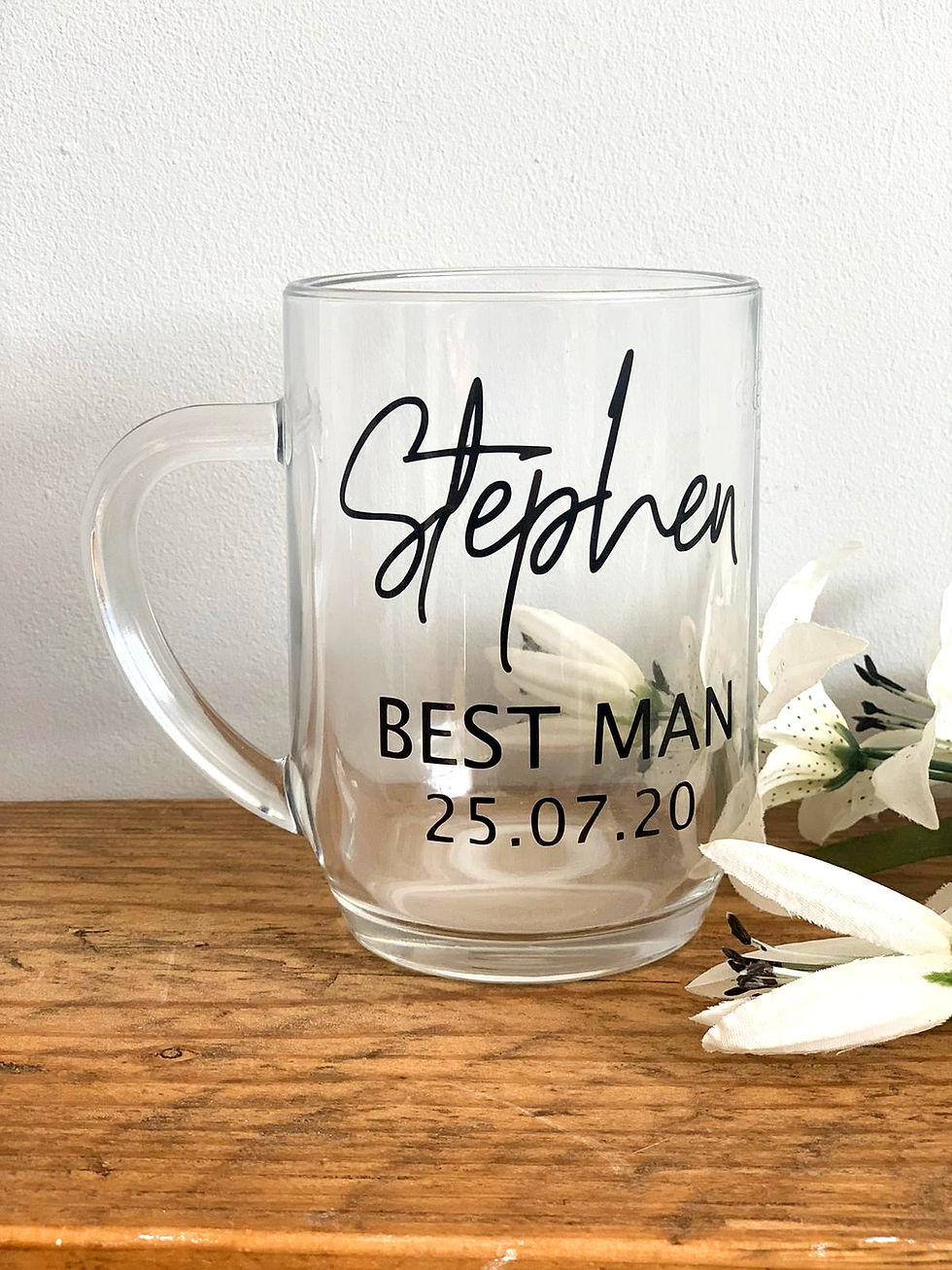 Thumbnail: Personalised Handled Pint Glass