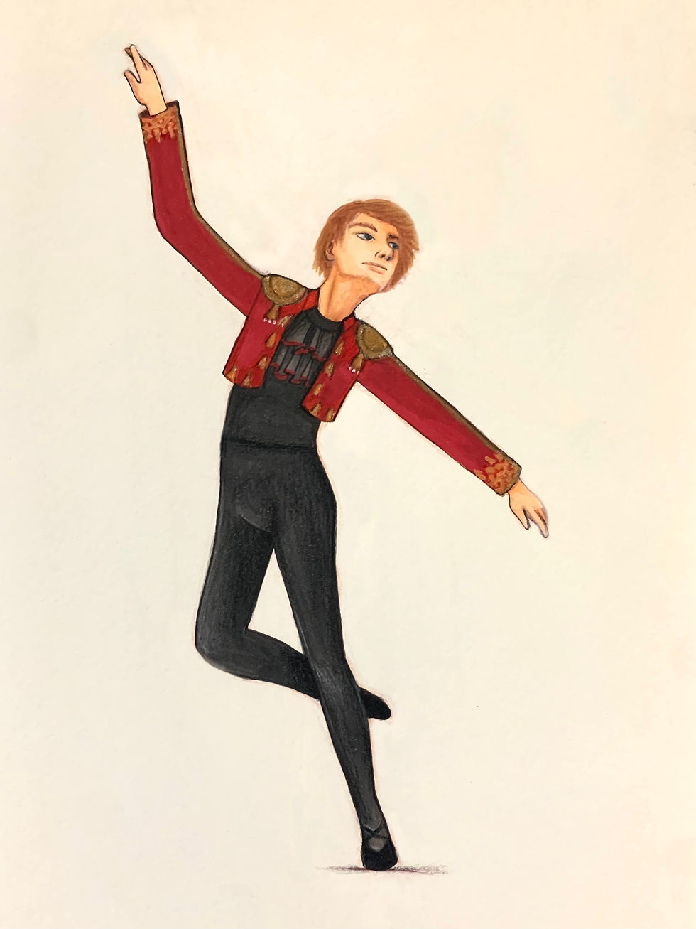 Spanish dancer sketch