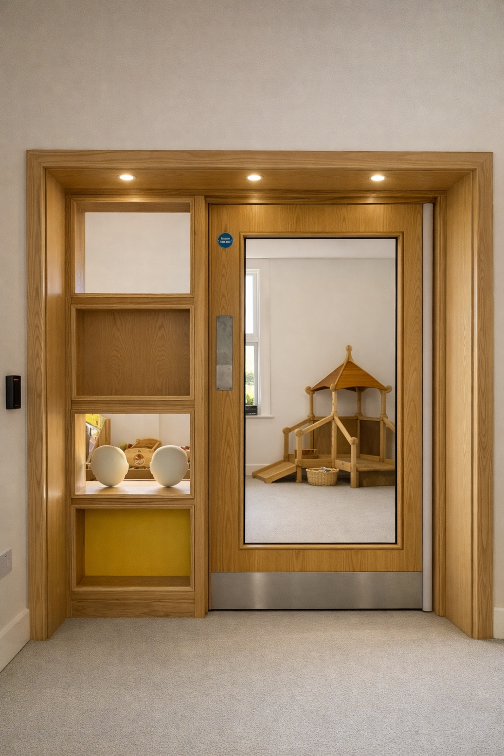Classroom door