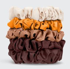 Thumbnail: Kitsch Ultra Petite Satin Scrunchies  Set