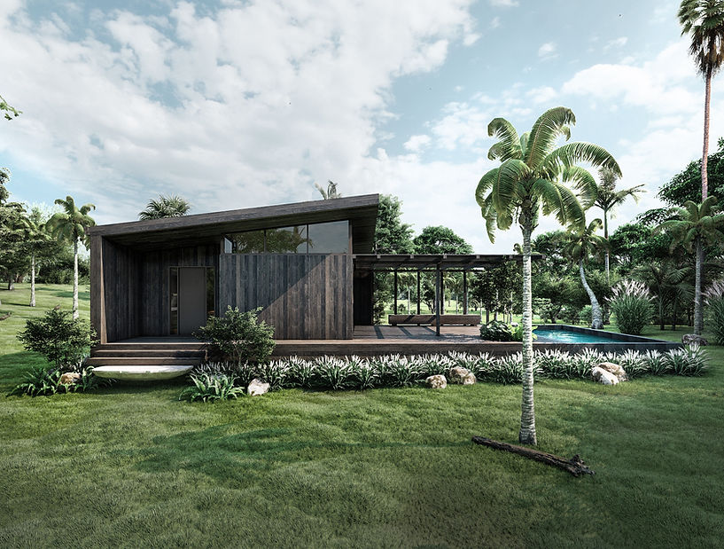 prefab construction building in bali