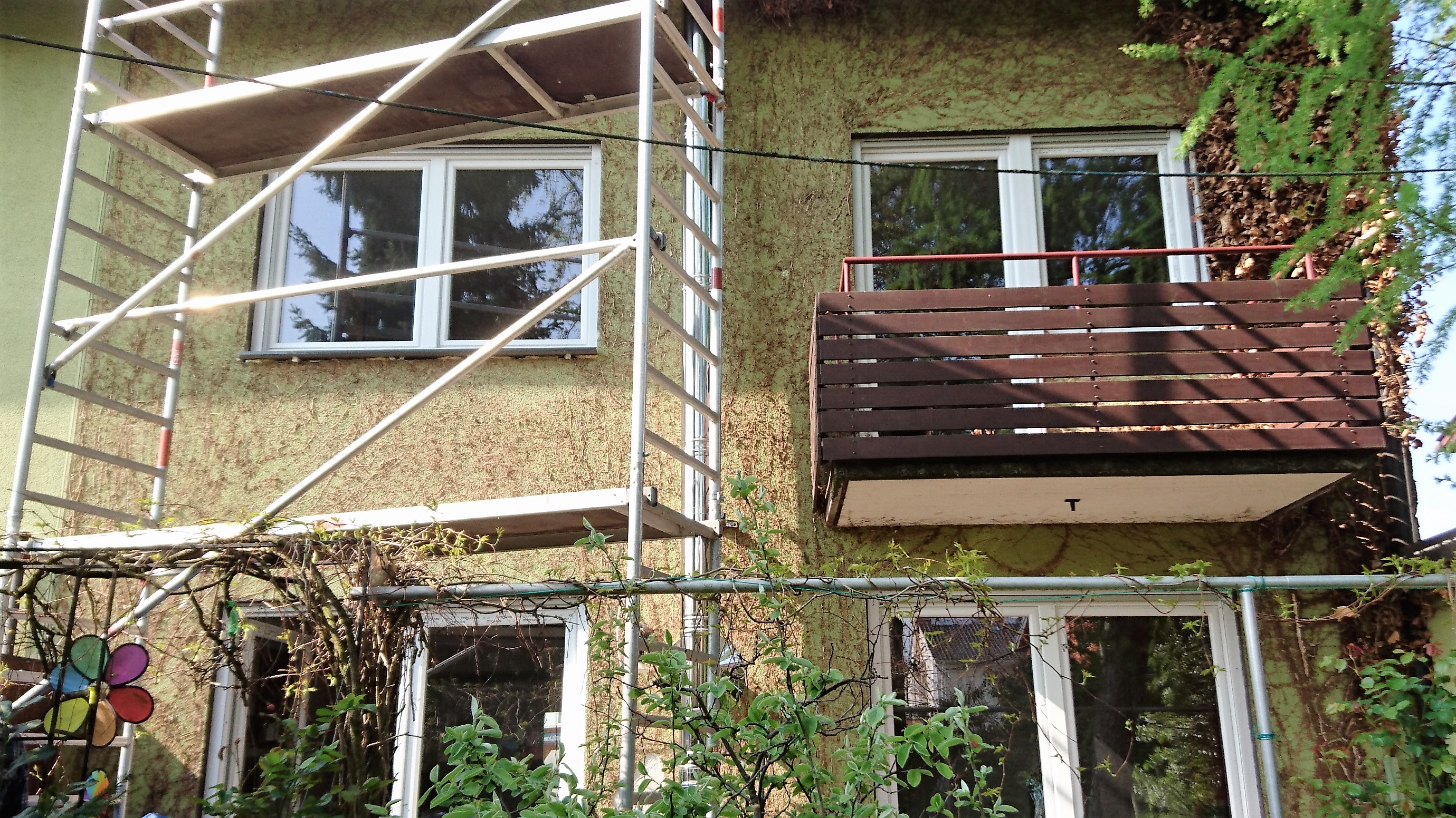 Efeu auf der Fassade