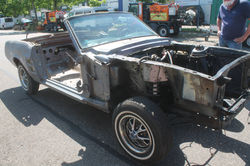 Mustang fertig entlackt