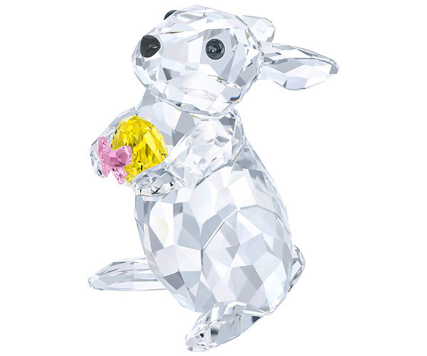 Swarovski Rabbit with Yellow Easter Egg