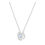 Thumbnail: Swarovski Sparkling Dance Round Necklace, Blue