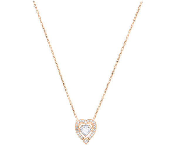 Swarovski Sparkling Dance Heart Necklace, White