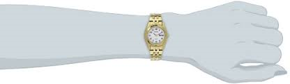 Thumbnail: Seiko Women's SUT118 Gold-Tone Stainless Steel Watch