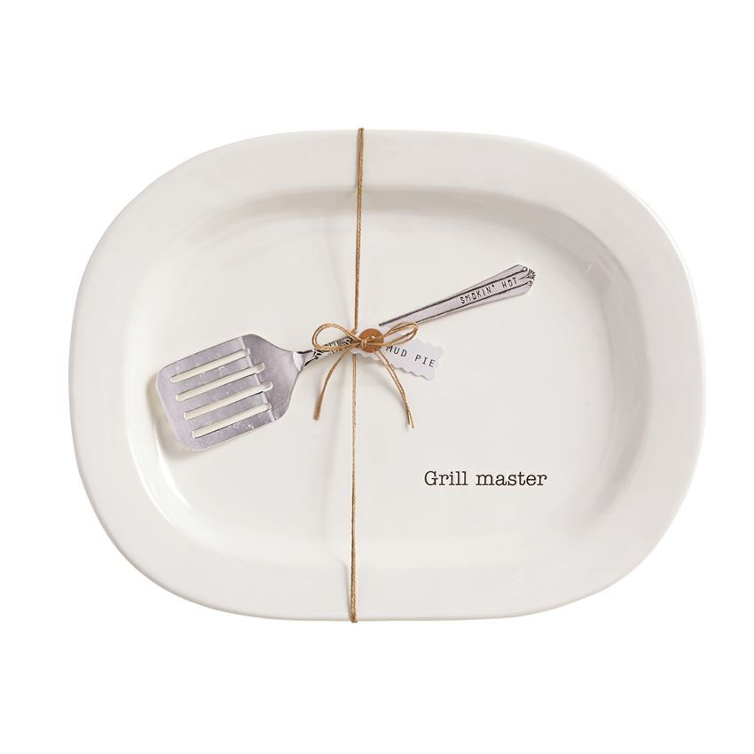 Mud Pie Grill Master Platter Set