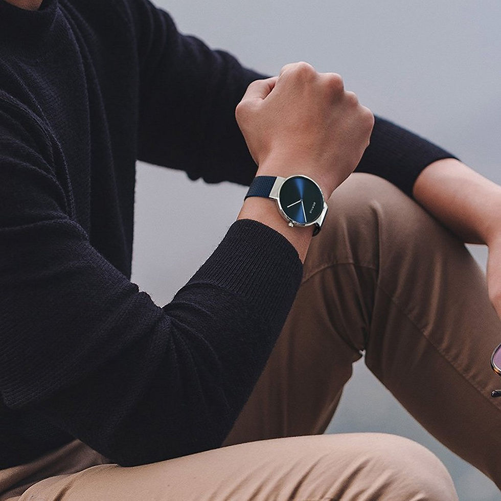 Thumbnail: BERING Time 14539-166 Classic Collection Watch with Mesh Band and scratch resist