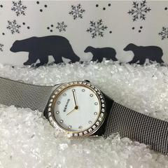 Thumbnail: BERING Time 12430-010 Womens Classic Collection Watch with Mesh Band and scratch