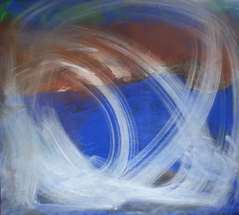 Peinture abstraite contemporaine de l'artiste française Anne Bataï.