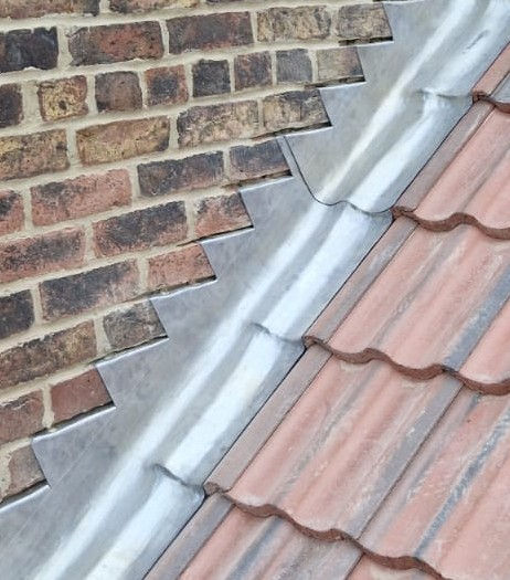 Lead step flashings
