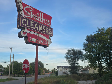 Abandoned dry cleaners in Midtown, Gary, Indiana