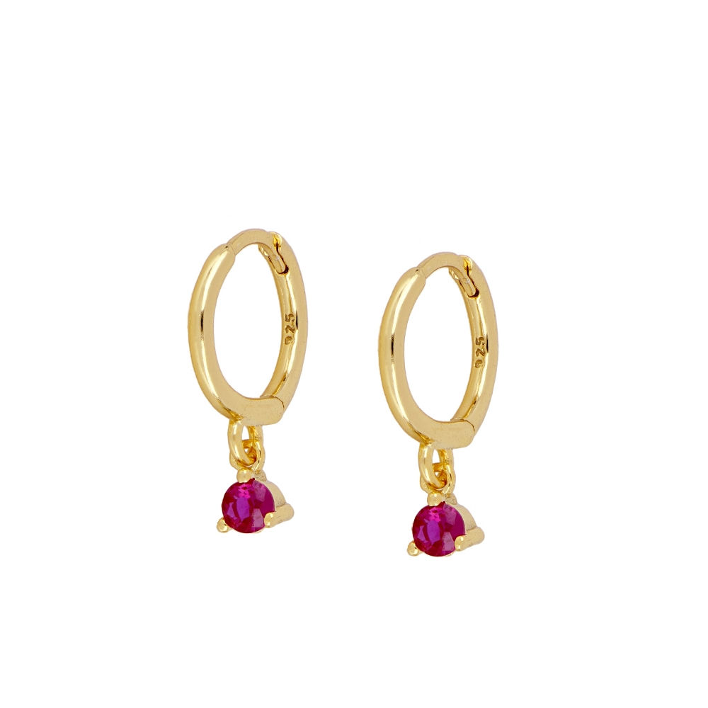 Oorbel Fuchsia Drops