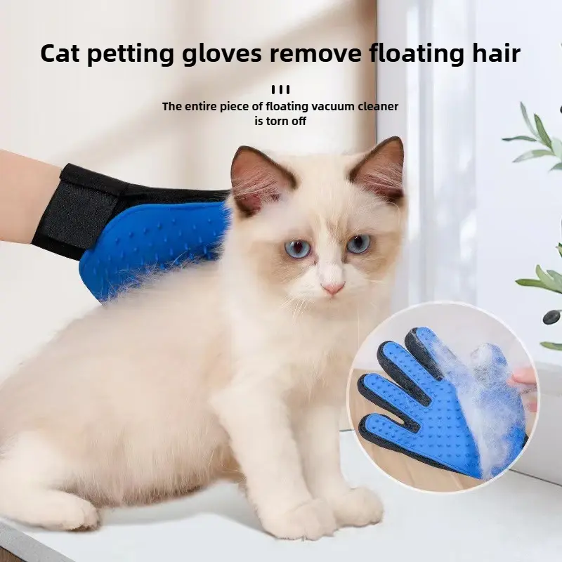 Cat Grooming Glove Pet Cat Comb Bathing Brush for Cats Hair Removal Massage