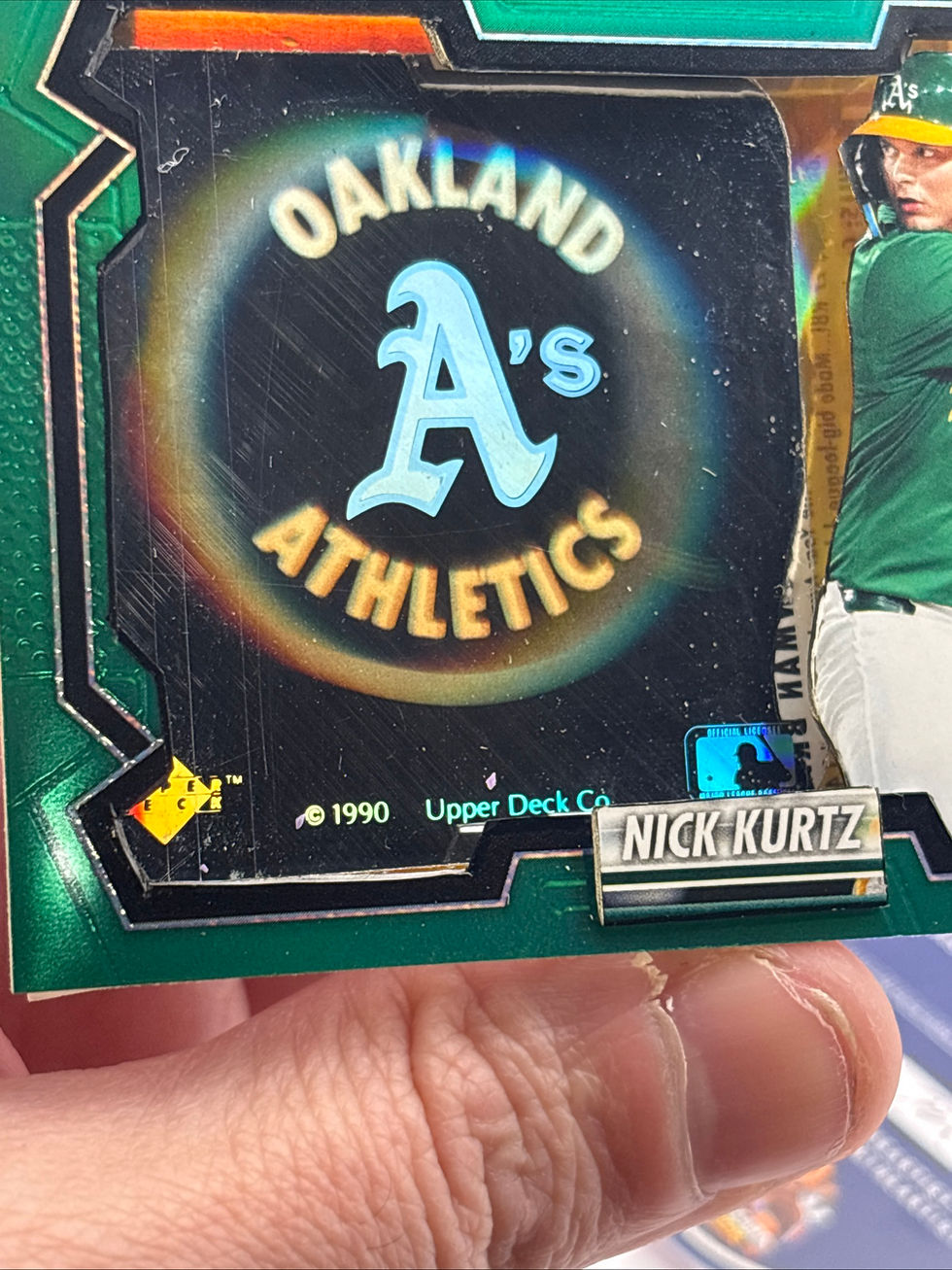 Thumbnail: Nick Kurtz Custom 3D Holographic Sticker Art Card