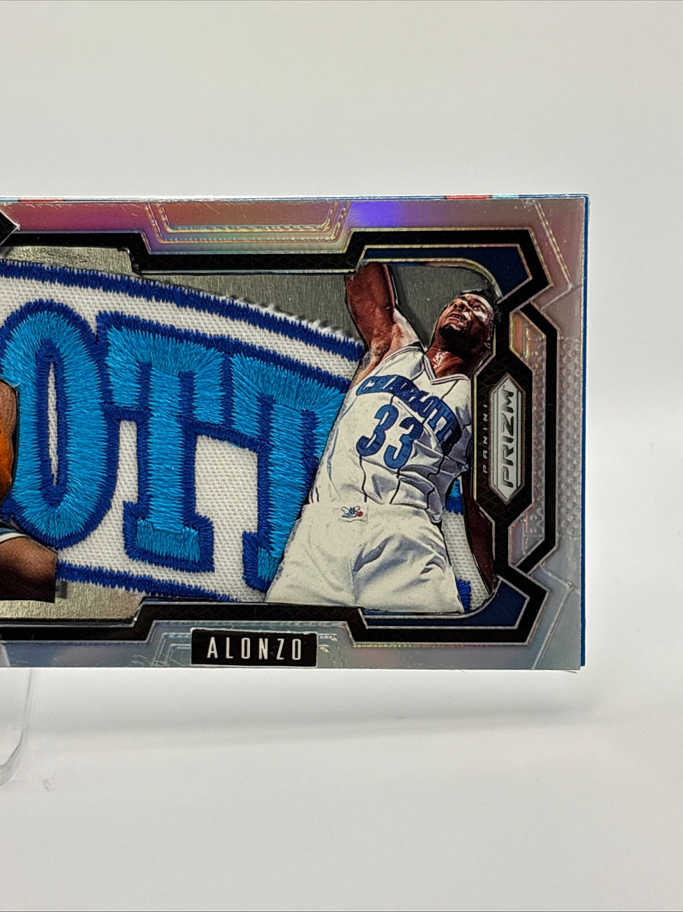 Thumbnail: 1990’s Hornets Double Wide Custom 3D Patchframe Card