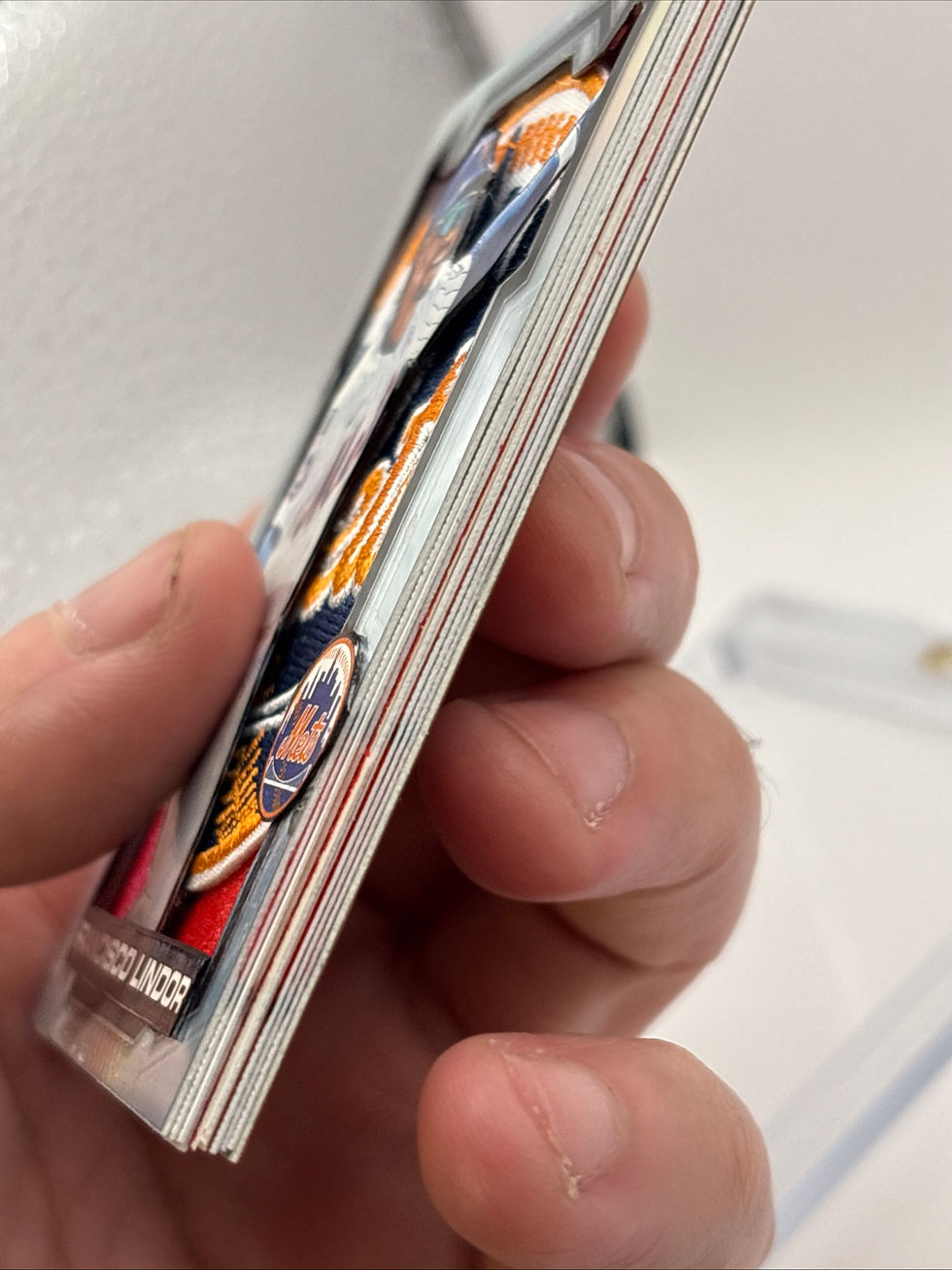 Thumbnail: Francisco Lindor Jr Custom 3D Patchframe Card