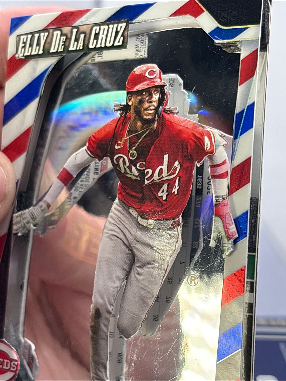 Thumbnail: Elly De La Cruz Custom 3D Holographic Sticker Art Card