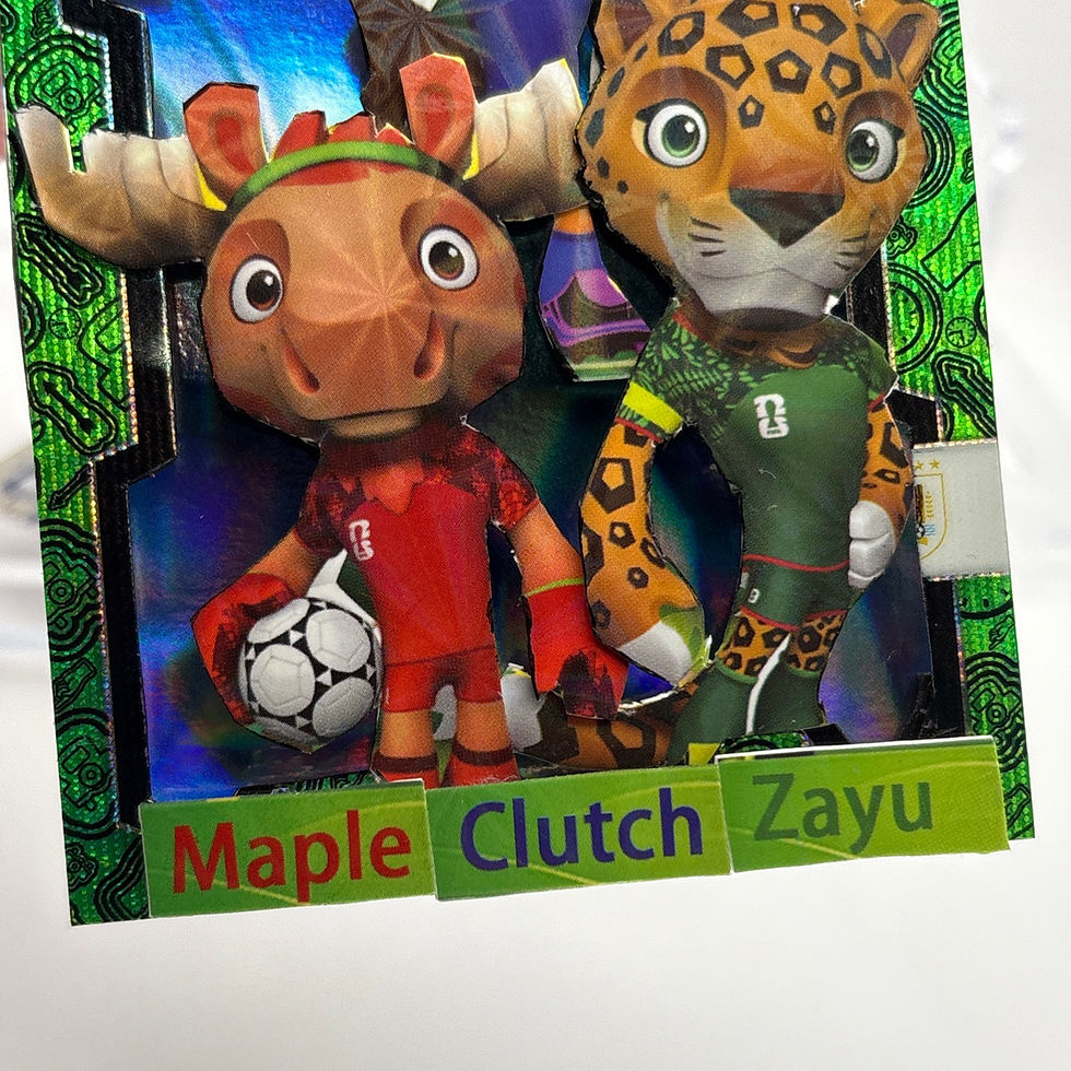Thumbnail: FIFA Mascots Custom 3D Holographic Art Card