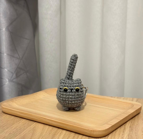 Crochet Cat Keychain | Crochetlovelise