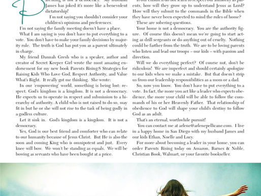 Parenting Is Not A Democracy 