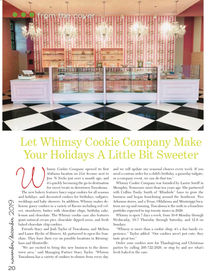 Let Whimsy Cookie Company Make Your Holidays A Little Sweeter!