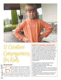 12 Creative Consequences for Kids