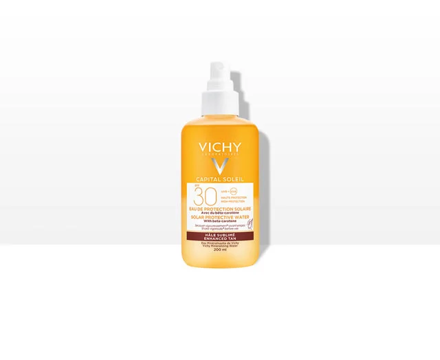 Vichy Capital Soleil Acqua Solare Protettiva SPF 30 - Abbronzatura Intensa