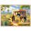 Thumbnail: Premium Southwestern Adobe House Cowboy Art Print with Wooden Frame
