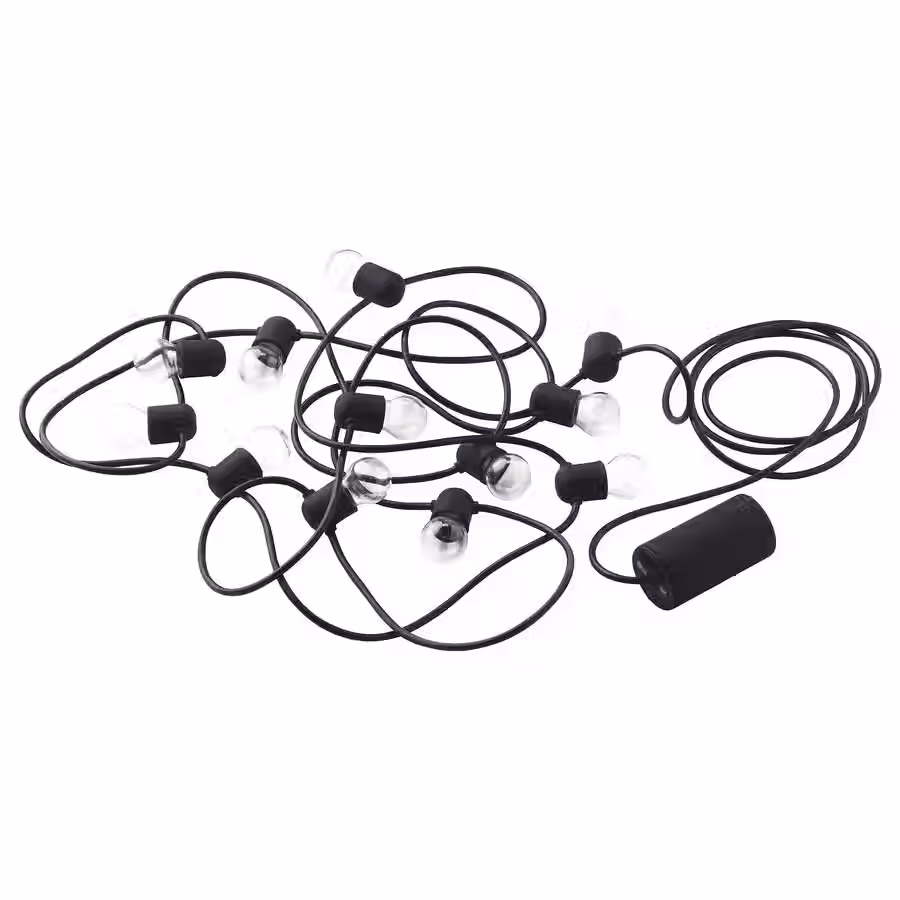 LED String Lights with 12 Bulbs, Outdoor