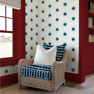 Timeless With a Twist: A Red, White, and Blue Room Refresh