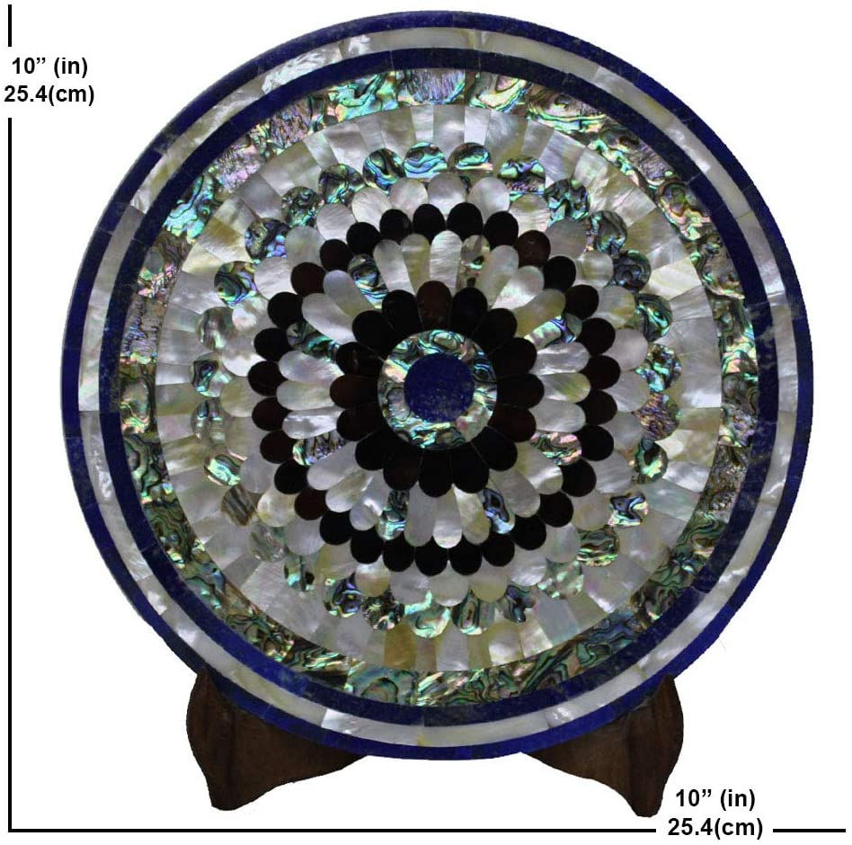 Thumbnail: Black Modern Marble Plate