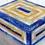 Thumbnail: Marble Jewelry Box Elegant Mop Lapis Mosaic Random Art Handmade Gift