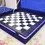Thumbnail: 12" Black Marble Chess Playing Table Perfect Gift for Chess Lovers King Size 2"