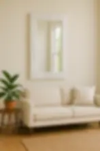 Selenite Stone Wall Mirror