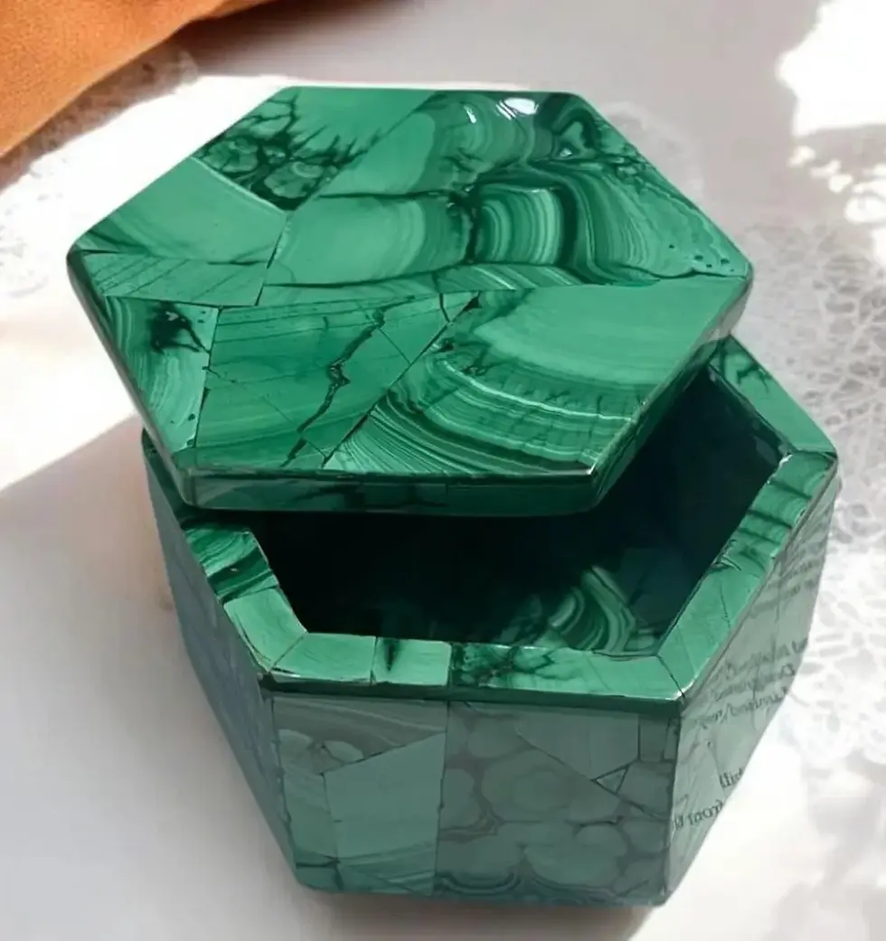 Thumbnail: Malachite Trinket  Box