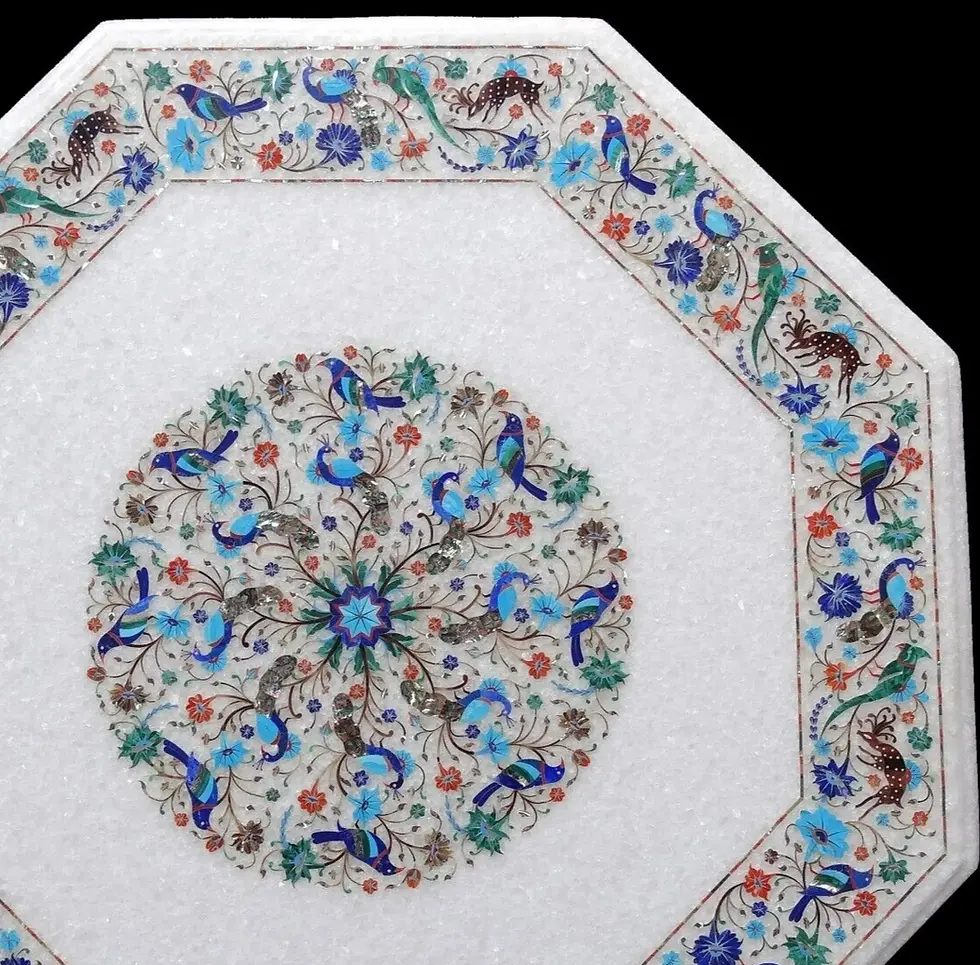 Thumbnail: Marble Inlay Tabletop
