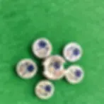 Round White Marble Tea Coaster Set