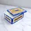 Thumbnail: Marble Jewelry Box Elegant Mop Lapis Mosaic Random Art Handmade Gift