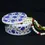 Thumbnail: Ancient Lapis Floral Stone Marble Jewelry Box